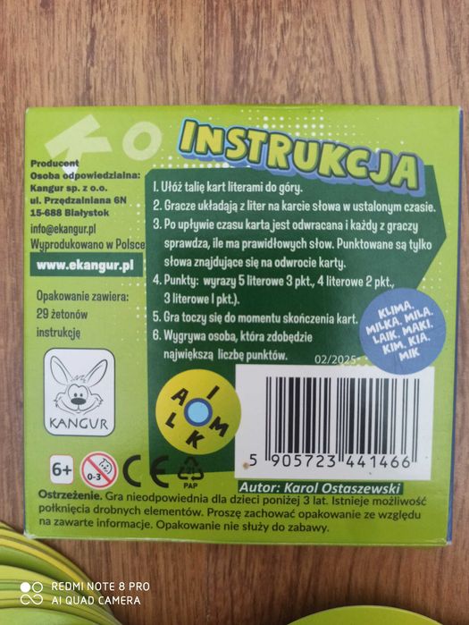 Gra znajdź wyraz 6+