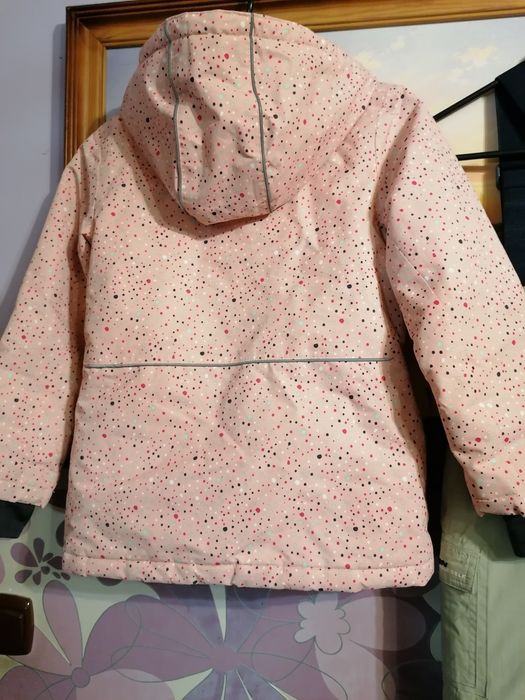 Kombinezon zimowy dziewczęcy dwuczęściowy roz 122 /128