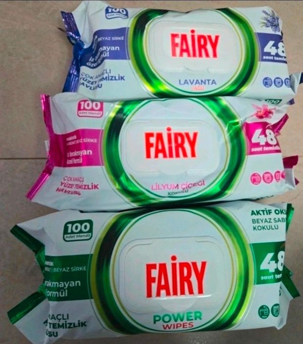 Chusteczki fairy 8 paczek