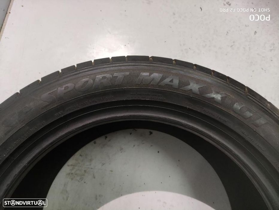 2 pneus semi novos 245/50/18 dunlop rft - oferta dos portes