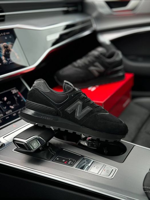 Чоловічі замшеві кросівки чорні замш мужские кроссовки