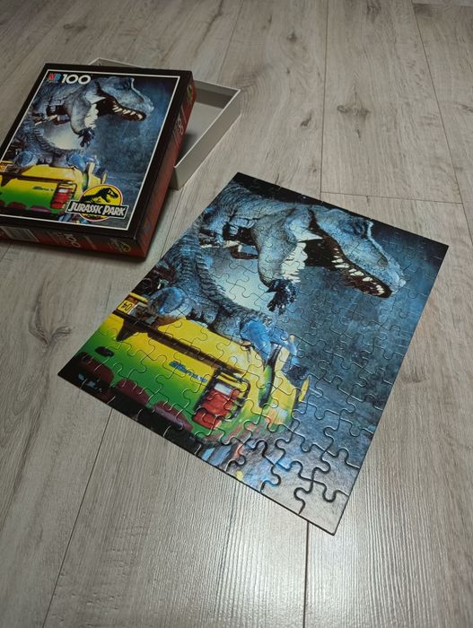 MB Puzzle 100 Jurassic Park 1993