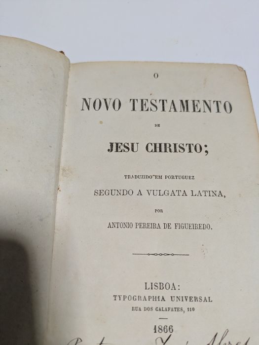 O Novo Testamento de Jesu Christo 1866
