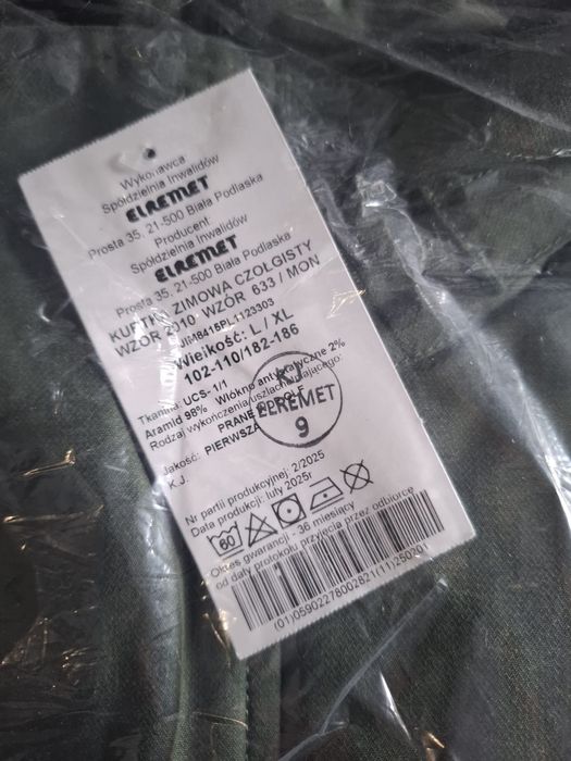 Kurtka zimowa czołgisty L/XL
