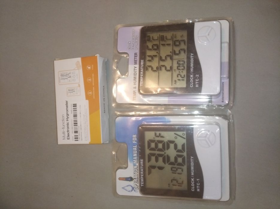 Метеостанция, Термометр гигрометр НТС-2 с выносным датчиком и без