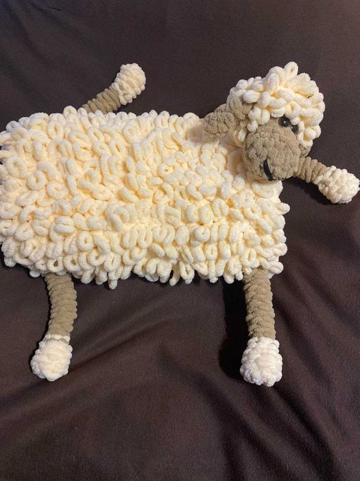 Баранчик Шон 3 в 1 іграшка, плед ,килимок.