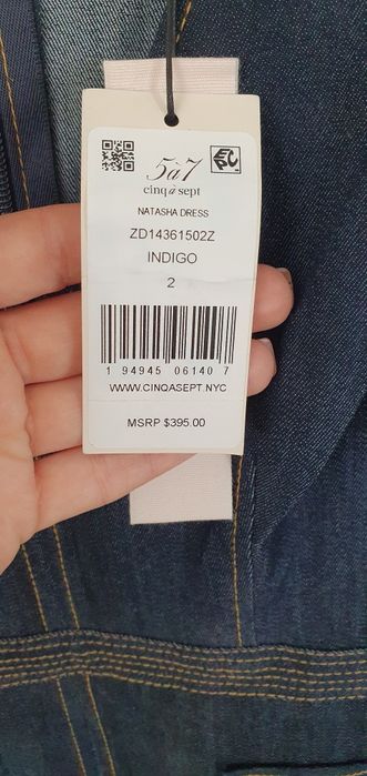 Sukienka jeansowa Cinq a sept nowa