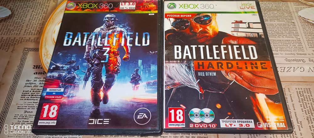 Диск игры на Xbox