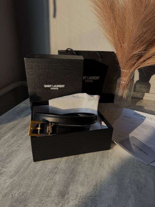Ремінь шкіряний Yves Saint Laurent . Ремень YSL . У наявності!!