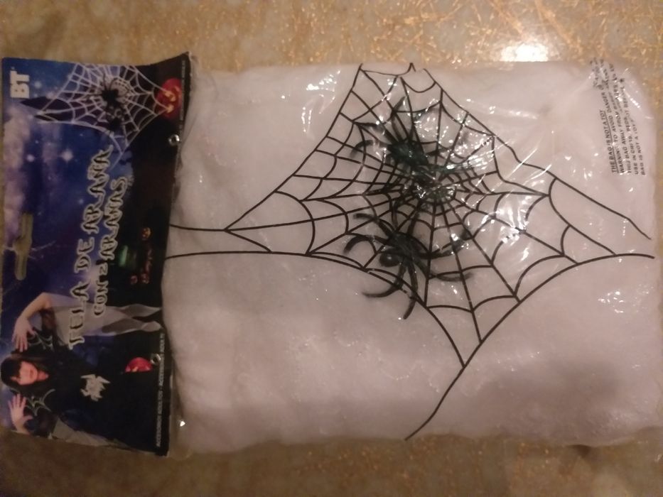 Conjunto Halloween - teia + aranhas (por estrear)