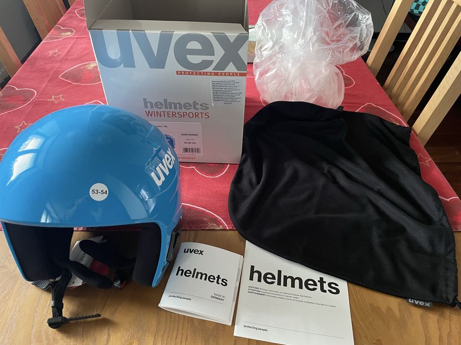 Kask narciarski dziecięcy uvex 53 54 cm XS do jazdy wyczynowej skoków