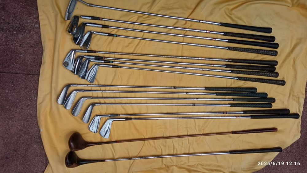 Tacos de golfe antigos