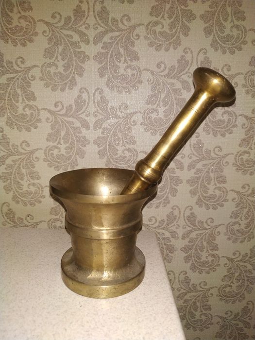 Ступка латунная, СССР