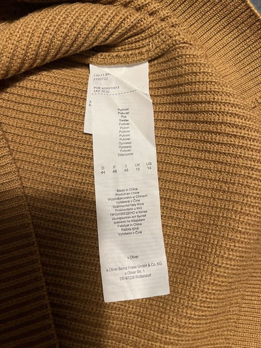 Sweter bezowy oversize M s. Oliver