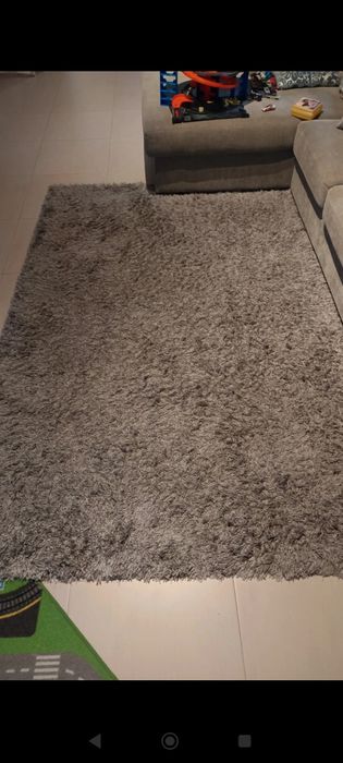 Tapete cinza óptimo estado