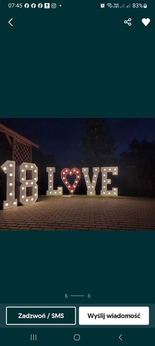 Serce led ścianka dla Pary Młodej tło do zdjęć lub plenerze cyfry led