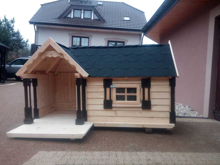 Unikalna buda dla psa! Rękodzieło bernardyn