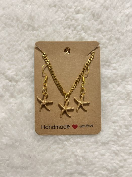 Colar e brincos conjunto