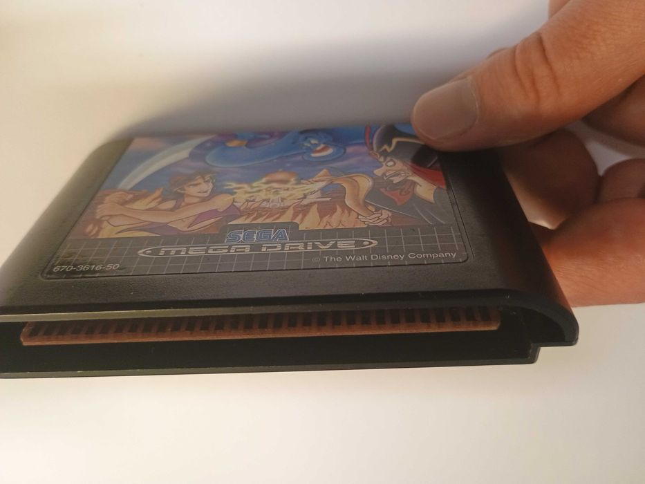 Aladdin Sega Mega Drive sam cartridge