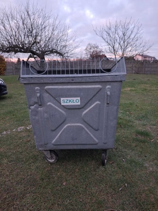 Kosz pojemnik kontener 1100 litrów na zboże drewno śmieci itd.