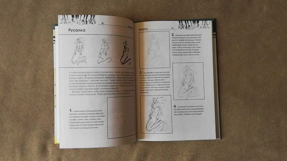 Рисуем героев фэнтези и мультяшных героев