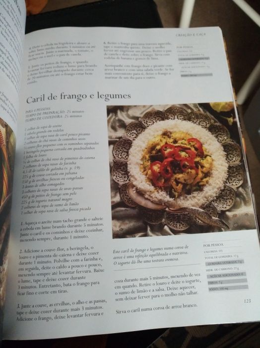 Livro de receitas