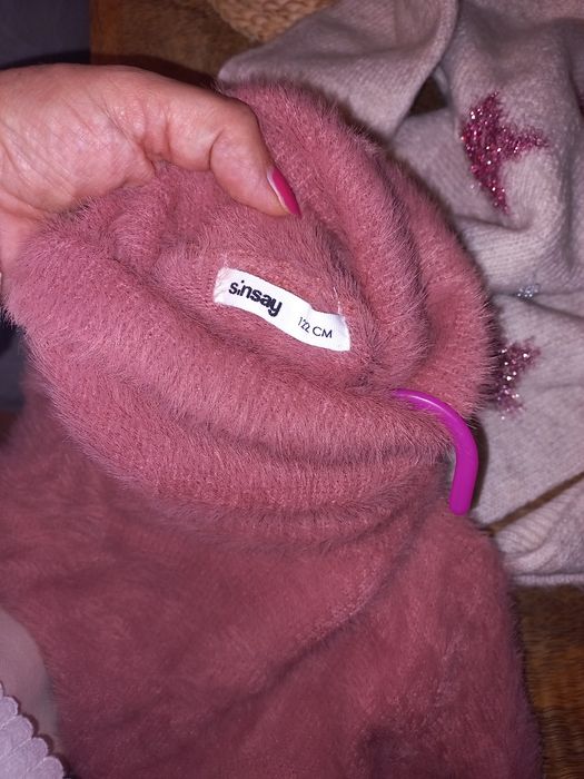 Sinsay puszysty golf jak nowy 122cm.