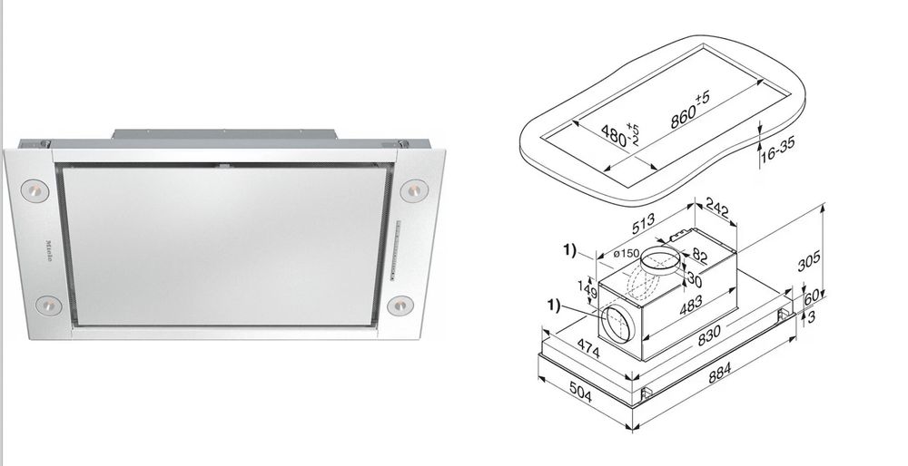 Exaustor de tecto Míele