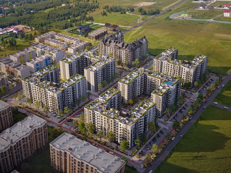 ЖК Park Residence квартира у новобудові площею 40 кв.м/Однокімнатна