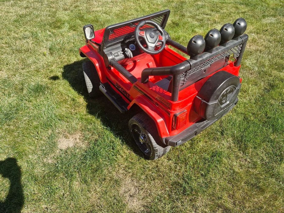 Дитячий електромобіль джип Bambi Racer M 3237EBLR-1 до 30 кг двомісний