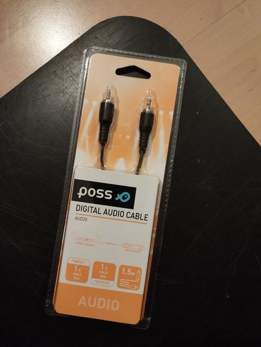 Kabel audio cyfrowy 2 x RCA