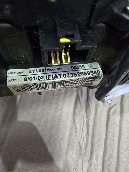 переключатель подрулевой fiat stilo 07352969540 2001-2007 поворотов дворников света шлейф шайба вертолет