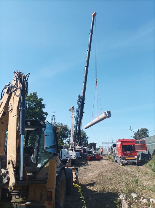 Usługi koparko-ładowarką