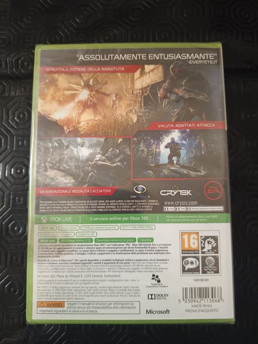 Jogos selados para a Xbox 360 e one