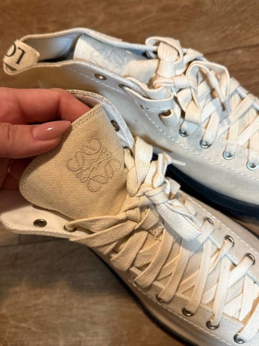 Кеды Loewe Canvas High-Top Sneakers 43 размер