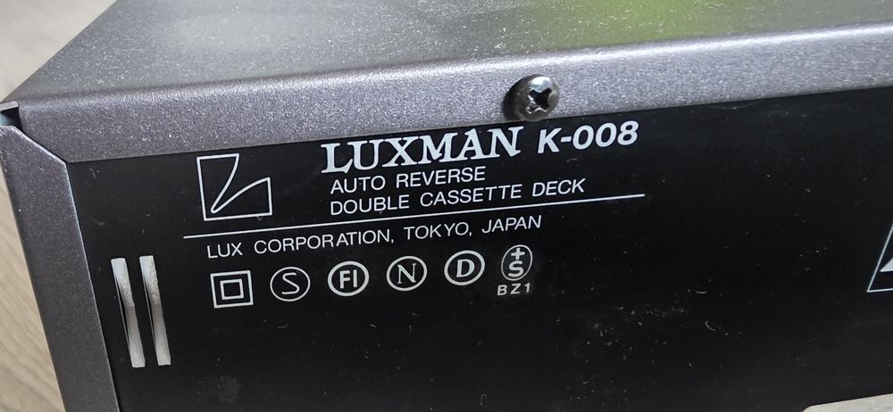 Luxman K-008 deck magnetofon  kasetowy Made in Japan