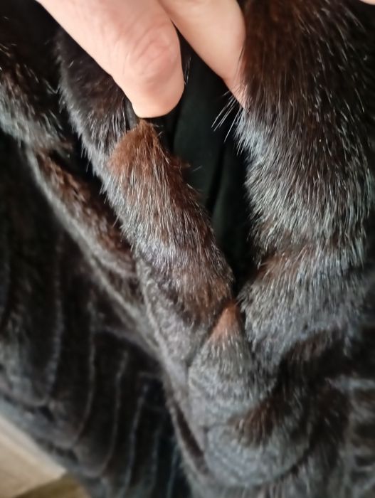 Винтаж. Дл 120см, Ог 130см. Норковая шуба в пол. Манто