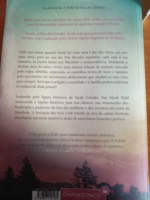 Livro - A invenção das asas