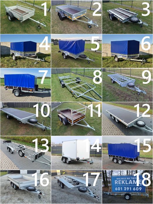 Przyczepka, przyczepa Wynajmę Wypożyczalnia Przyczep Laweta Wynajem
