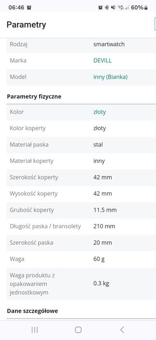 Pasek do zegarka