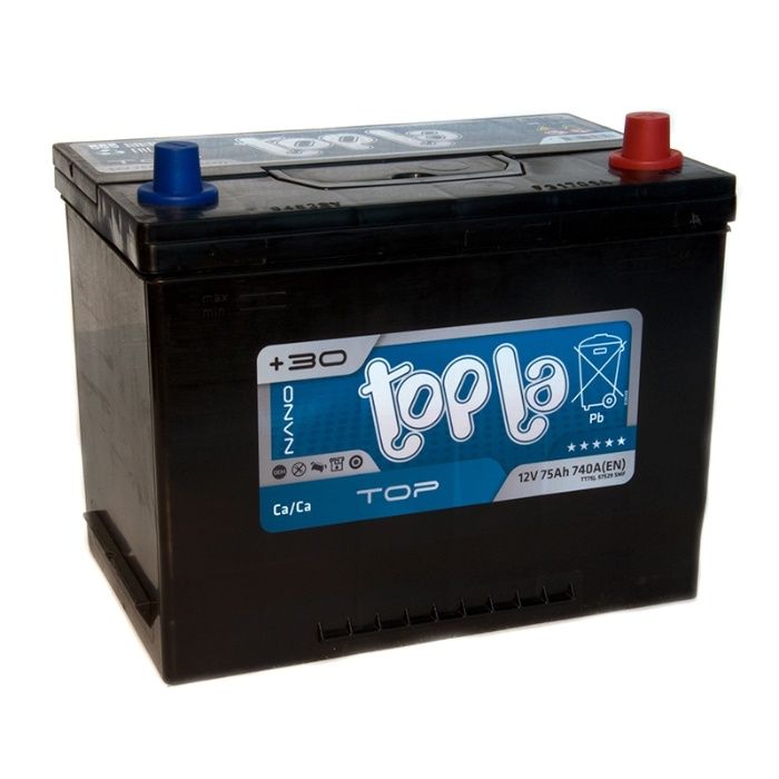 Akumulator Topla 12V 75ah 740A Mazda Toyota Honda Jeep Lexus Dowóz 24