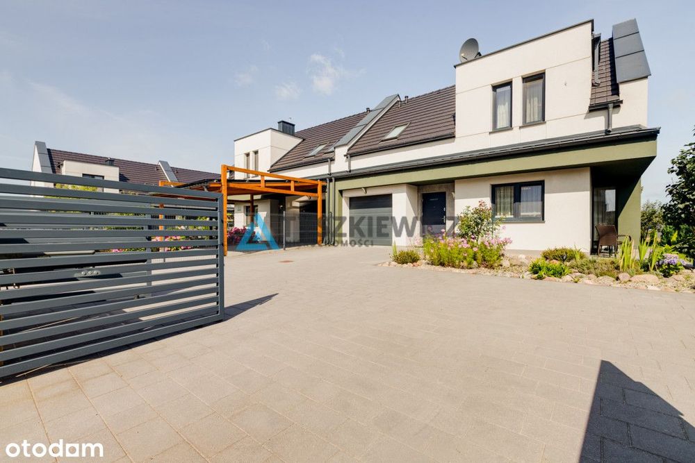 Wyjątkowy bliźniak z ogrodem i panoramą okolicy