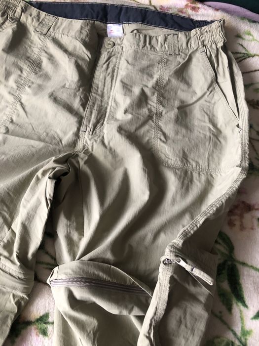 Spodnie/spodenki trekingowe sportowe XL