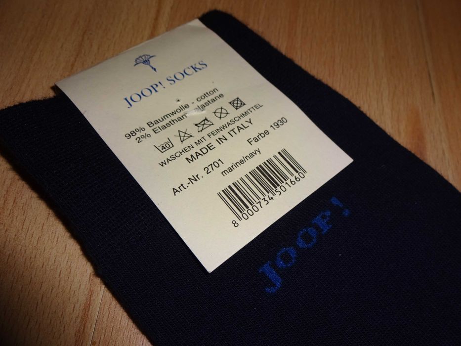 JOOP ! granatowe Navy oryginalne skarpety skarpetki męskie 41-42