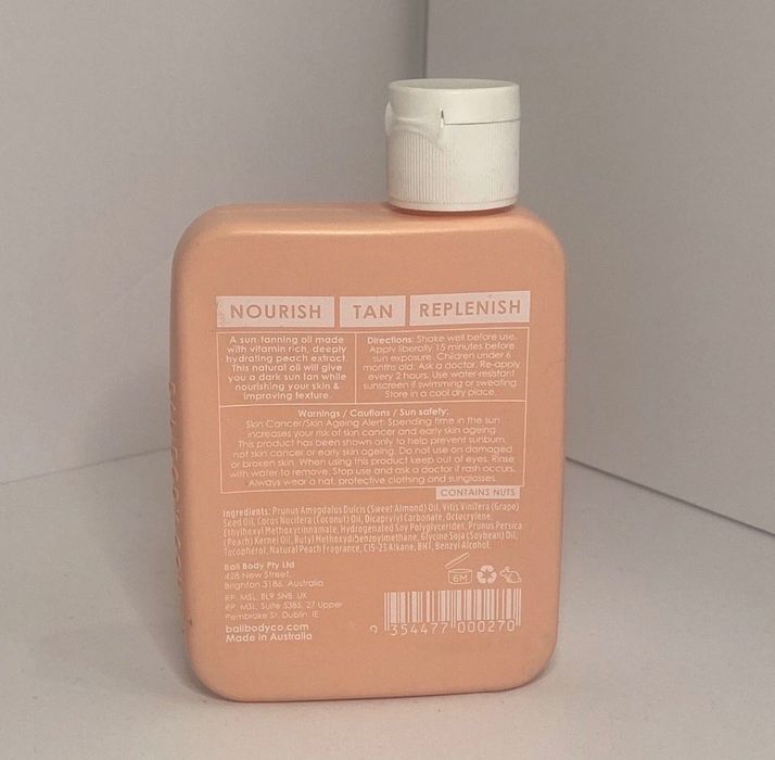Масло для загару Bali Body SPF6 PEACH