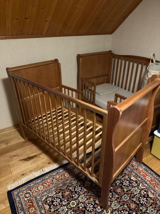 WOODIES Noble Cot Vintage 120×60 Łóżeczko niemowlęce / dziecięce