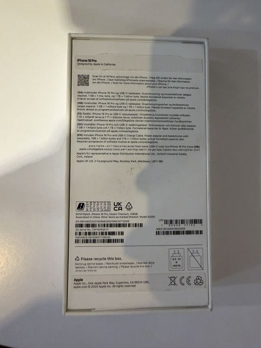 Iphone 16 pro 128 GB 91% Kondycji