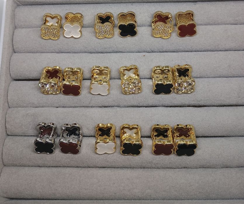 Сережки Xuping медзолото позолота/родій