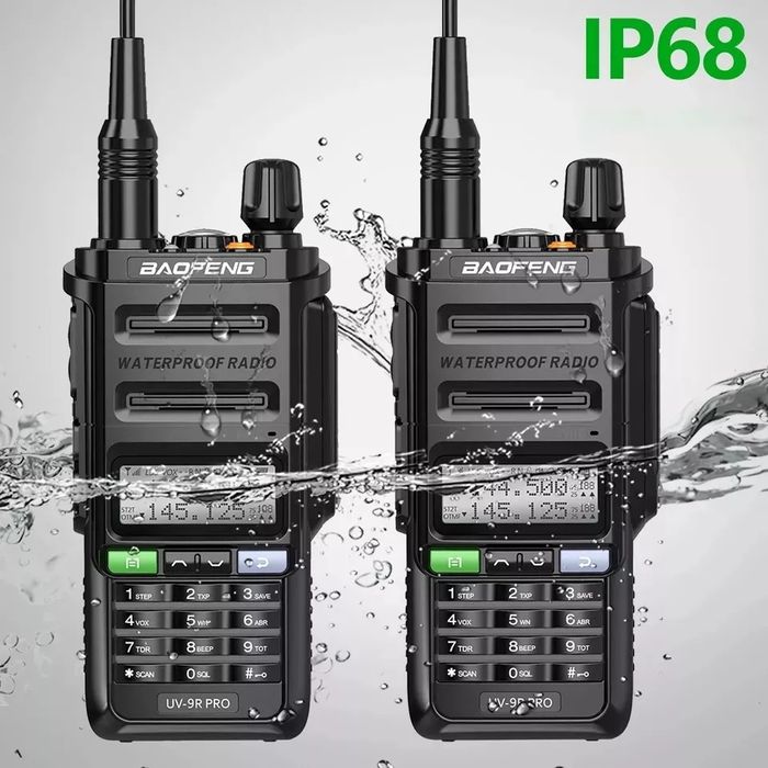 Комплект тактических водонепроницаемых раций BaoFeng UV-9R PRO MAX