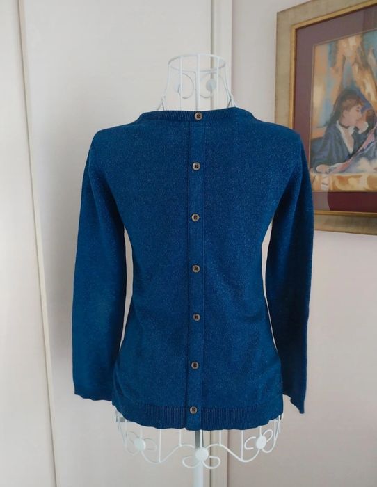 Camisola malha azul | com brilho | menina | algodão | Bilook | 12 anos64584756264194122